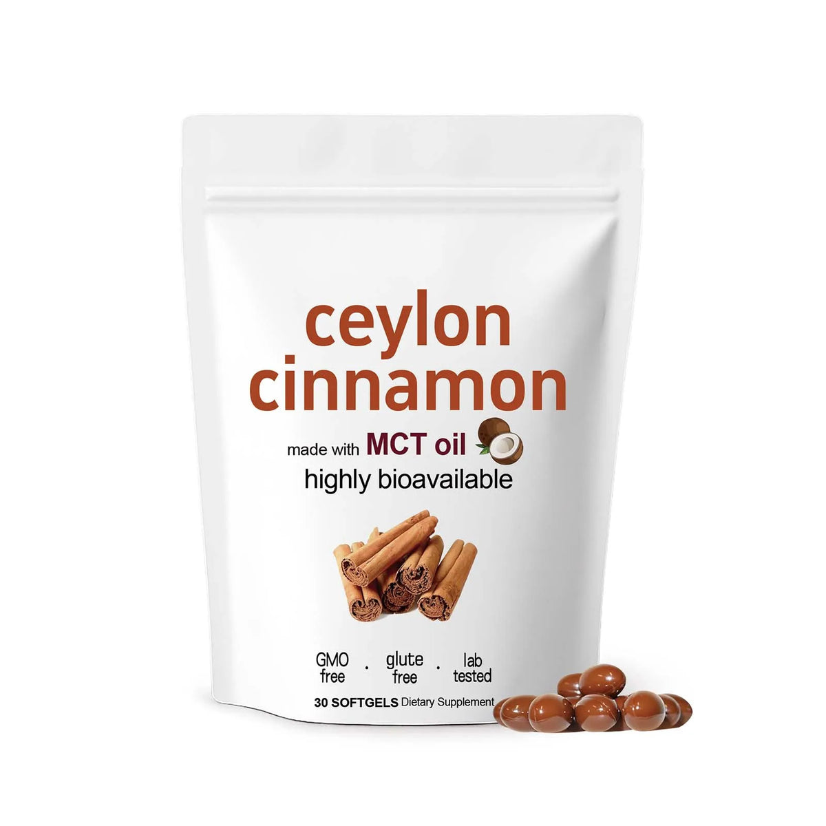 Cinnabalance Ceylon Cinnamon Soft Capsules, Cholesterol, Cardiovascular, Anti-inflammatory Support, Antioxidants