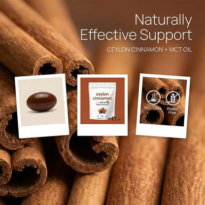 300pcs Ceylon Cinnamon Softgels for Balanced Nutrition Immune Support Easy Digest